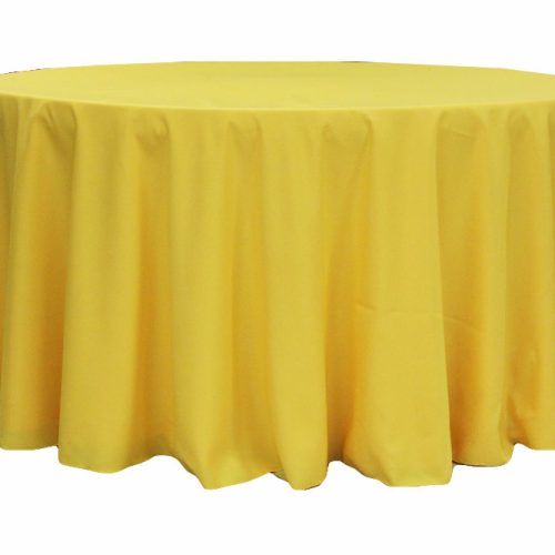 120" Round Linen Tablecloth