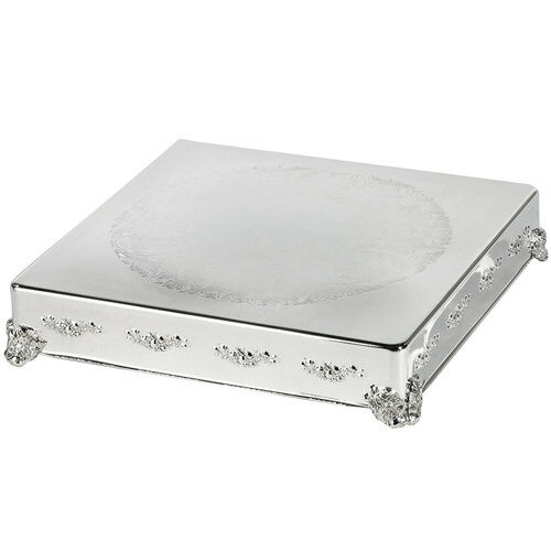 18" Square "Silver Plated" Cake Stand