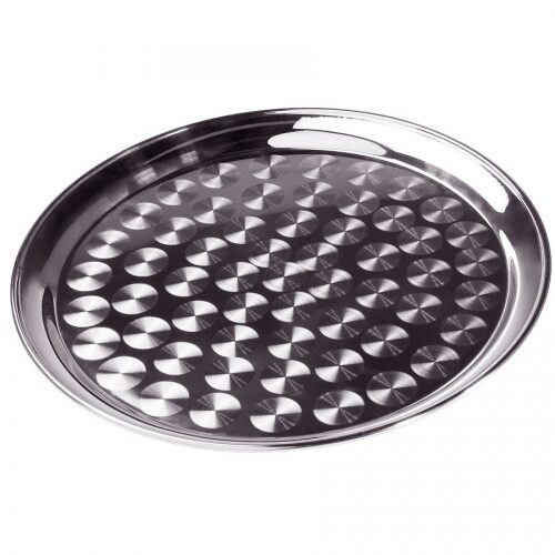 20" Round Stainless Serving Tray