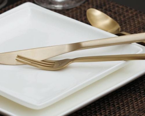 Arezzo Gold Dinner Fork (Pack of 10)