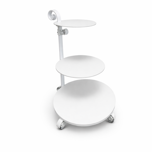 3 Tier White Cake Stand