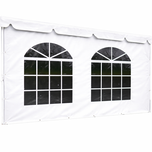 20' White Keder Side Walls with Windows