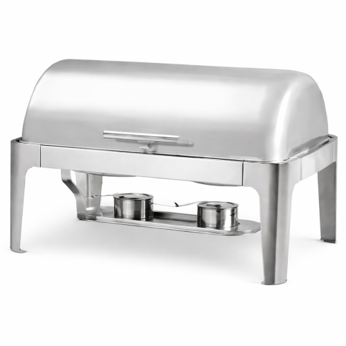 8 Qt Rectangular, Roll Top Chafing Dish