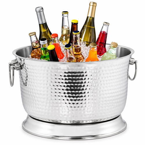 Stainless Hammered Double Walled Cooler