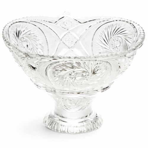 11 Qt Glass Aztec Punch Bowl
