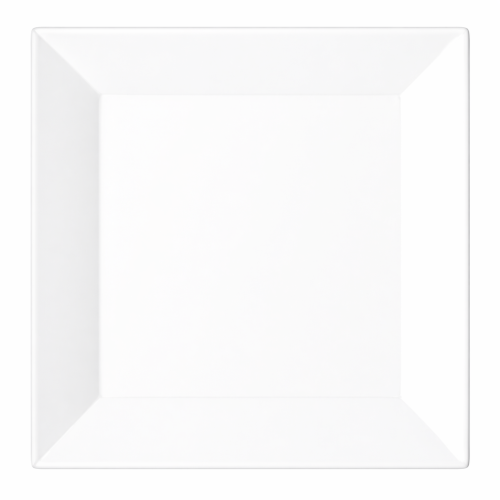 7" Square Salad/Dessert Plate "Classic White China" (Rack of 20)